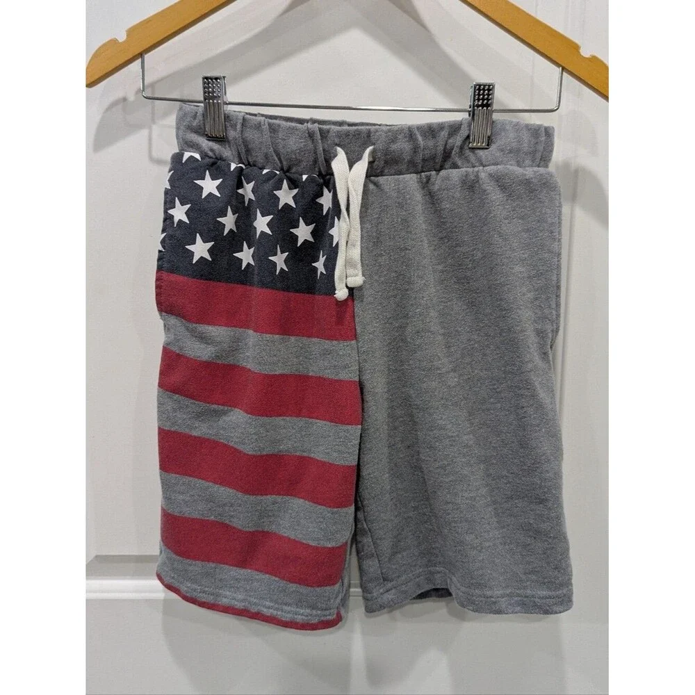 4th ofJuly The Childrens Place Kids Shorts American Flag Usa Red White Blue Boy